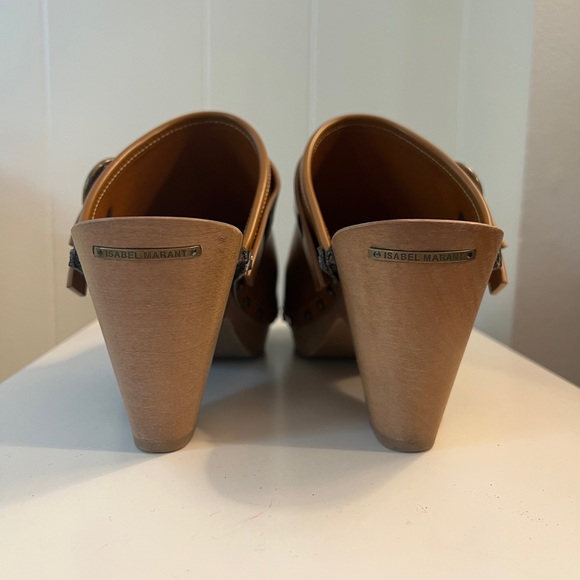 COPY - Isabel Marant Titya Leather Clogs size 39. - Picture 5 of 6